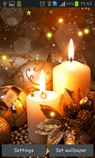 New Year candles - scaricare Vacanze sfondi animati per Android di cellulare gratuitamente.