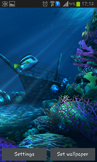 Ocean HD - scaricare sfondi animati per Android 8.0 di cellulare gratuitamente.