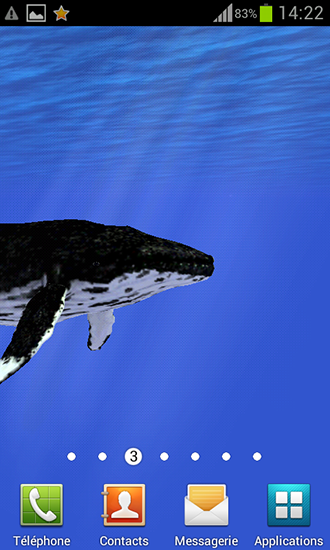 Ocean: Whale - scaricare sfondi animati per Android 1.5 di cellulare gratuitamente.