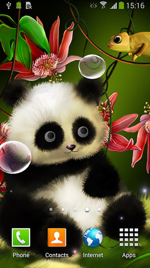 Scarica gratis sfondi animati Panda by Live wallpapers 3D per telefoni di Android e tablet.