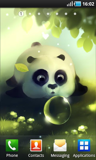 Scarica gratis sfondi animati Panda dumpling per telefoni di Android e tablet.