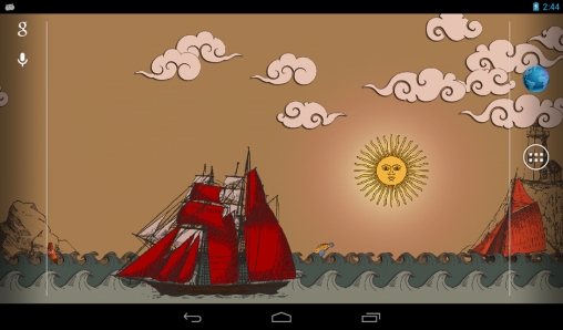 Paper sea - scaricare sfondi animati per Android 4.4.2 di cellulare gratuitamente.