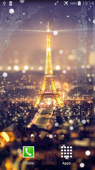 Paris night - scaricare sfondi animati per Android 4.0.4 di cellulare gratuitamente.