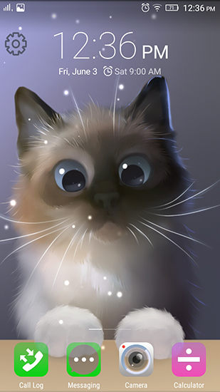 Scarica gratis sfondi animati Peper the kitten per telefoni di Android e tablet.