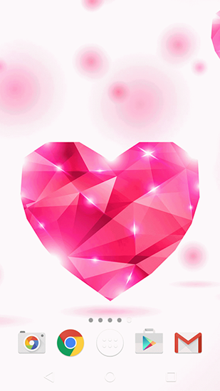 Scarica gratis sfondi animati Pink diamonds per telefoni di Android e tablet.
