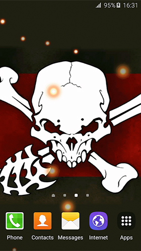 Scaricare Pirate flag — sfondi animati gratuiti per l'Android su un Desktop. 