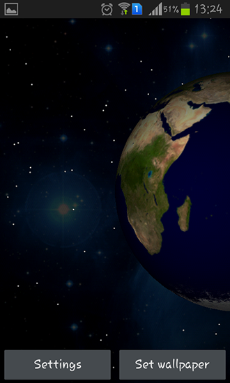 Planets 3D - scaricare sfondi animati per Android 4.4.2 di cellulare gratuitamente.