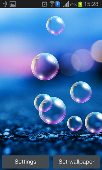 Popping bubbles - scaricare  sfondi animati per Android di cellulare gratuitamente.