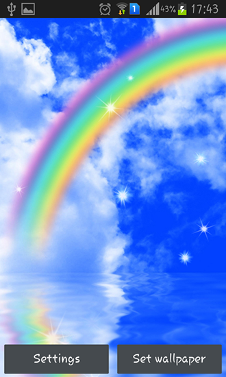 Scarica gratis sfondi animati Rainbow per telefoni di Android e tablet.