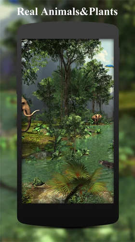 Scaricare Rainforest 3D — sfondi animati gratuiti per l'Android su un Desktop. 