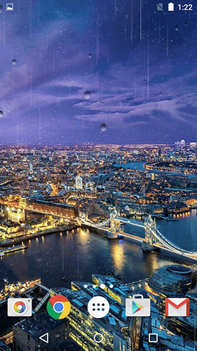Scaricare Rainy London by Phoenix Live Wallpapers — sfondi animati gratuiti per l'Android su un Desktop. 