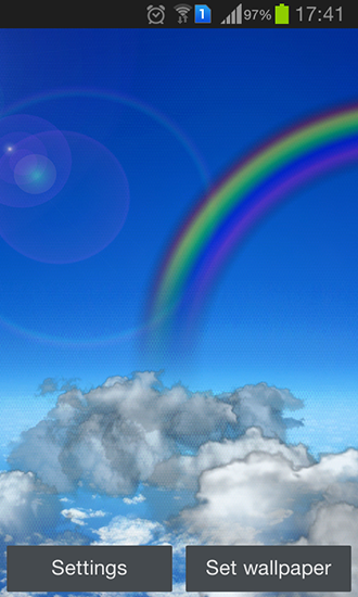 Rolling clouds - scaricare sfondi animati per Android 4.4.4 di cellulare gratuitamente.