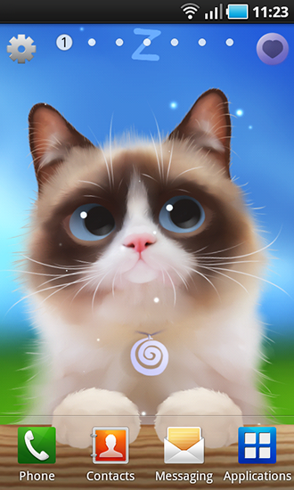 Scarica gratis sfondi animati Shui kitten per telefoni di Android e tablet.