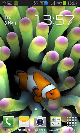 Sim aquarium - scaricare sfondi animati per Android 4.3 di cellulare gratuitamente.