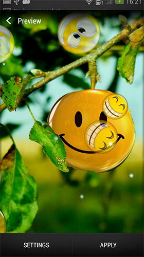 Scaricare Smiley — sfondi animati gratuiti per l'Android su un Desktop. 