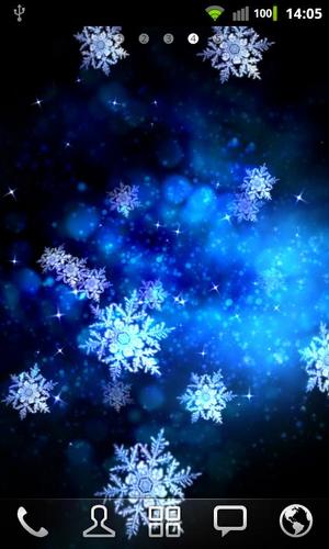 Snow stars - scaricare Vacanze sfondi animati per Android di cellulare gratuitamente.