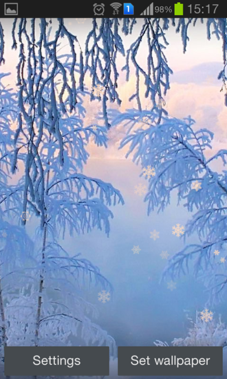 Snow white in winter - scaricare Paesaggio sfondi animati per Android di cellulare gratuitamente.