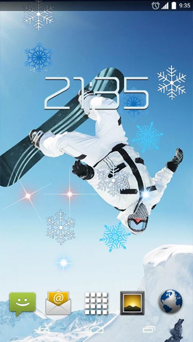 Scaricare Snowboarding — sfondi animati gratuiti per l'Android su un Desktop. 