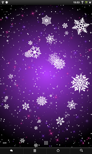 Scarica gratis sfondi animati Snowflakes per telefoni di Android e tablet.