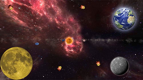 Scaricare Solar system 3D by EziSol - Free Android Apps — sfondi animati gratuiti per l'Android su un Desktop. 