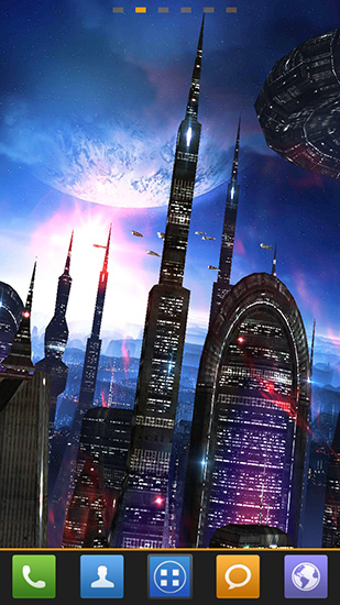 Space colony - scaricare Paesaggio sfondi animati per Android di cellulare gratuitamente.