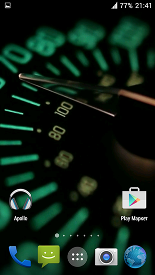 Speedometer 3D - scaricare sfondi animati per Android 4.4.4 di cellulare gratuitamente.