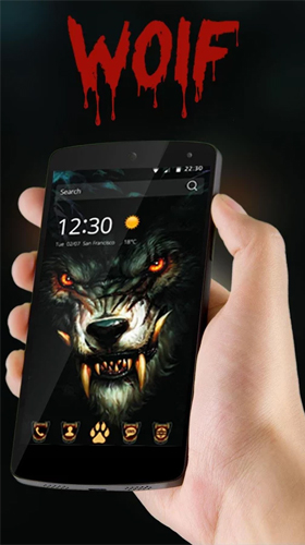 Scaricare Spiky bloody king wolf — sfondi animati gratuiti per l'Android su un Desktop. 