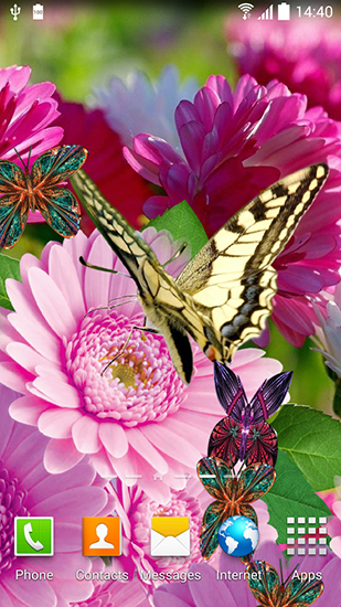 Spring flowers 3D - scaricare Fiori sfondi animati per Android di cellulare gratuitamente.