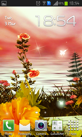 Spring flowers: Magic - scaricare sfondi animati per Android 5.0 di cellulare gratuitamente.