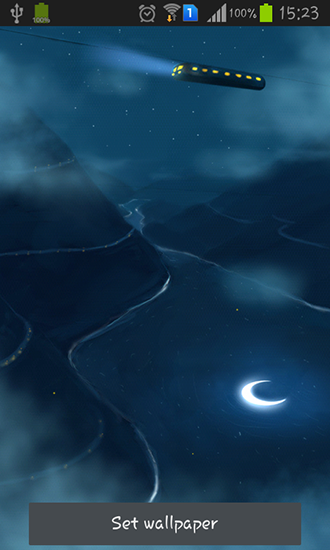 Starry night: Train - scaricare sfondi animati per Android 8.0 di cellulare gratuitamente.