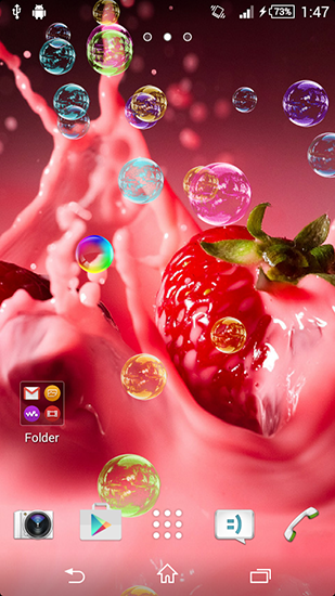 Scarica gratis sfondi animati Strawberry by Next per telefoni di Android e tablet.