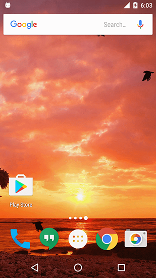 Scarica gratis sfondi animati Sunset by Twobit per telefoni di Android e tablet.