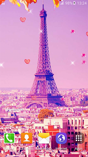 Sweet Paris - scaricare Paesaggio sfondi animati per Android di cellulare gratuitamente.