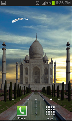 Scaricare Taj Mahal — sfondi animati gratuiti per l'Android su un Desktop. 