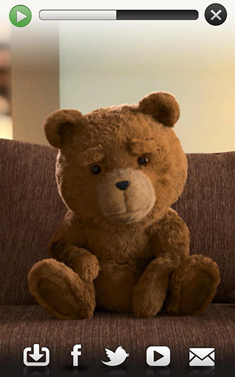 Talking Ted - scaricare Animali sfondi animati per Android di cellulare gratuitamente.