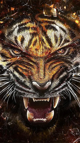 Scaricare Tiger by Jango LWP Studio — sfondi animati gratuiti per l'Android su un Desktop. 