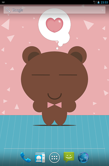 Tony bear - scaricare sfondi animati per Android 4.0.1 di cellulare gratuitamente.