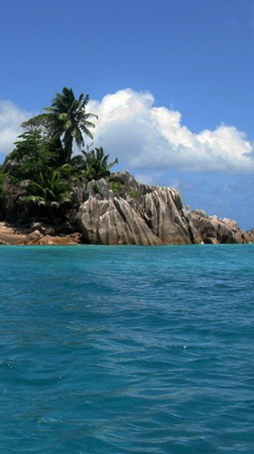 Scaricare Tropical island 3D — sfondi animati gratuiti per l'Android su un Desktop. 