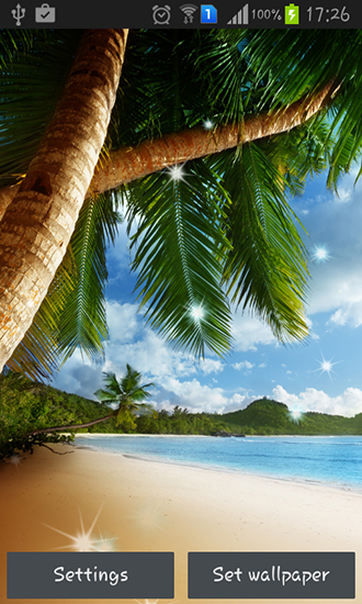 Scarica gratis sfondi animati Tropical beach per telefoni di Android e tablet.
