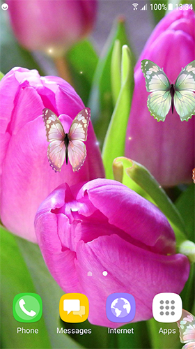 Scaricare Tulips by Live Wallpapers 3D — sfondi animati gratuiti per l'Android su un Desktop. 