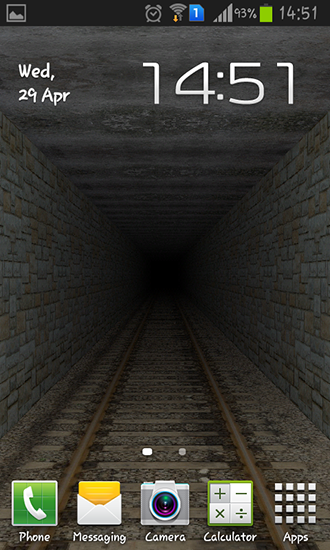 Tunnel 3D - scaricare sfondi animati per Android 4.0.2 di cellulare gratuitamente.