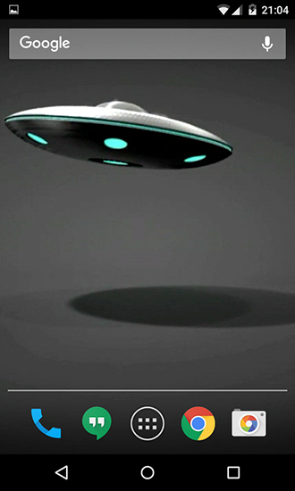 Scarica gratis sfondi animati UFO 3D per telefoni di Android e tablet.