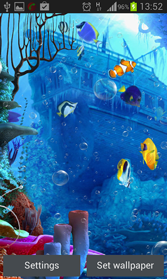 Scarica gratis sfondi animati Under the sea per telefoni di Android e tablet.