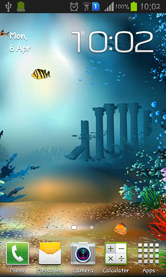 Underwater world - scaricare sfondi animati per Android 4.1.1 di cellulare gratuitamente.