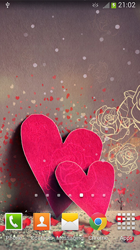 Scaricare Valentines Day by orchid — sfondi animati gratuiti per l'Android su un Desktop. 