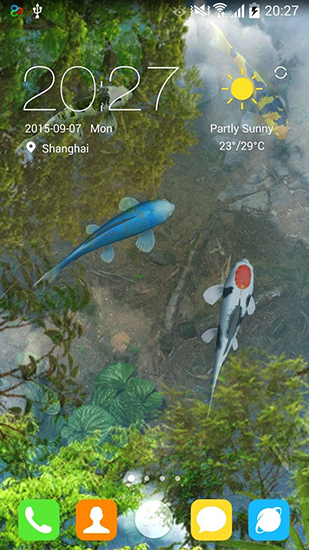 Water garden - scaricare sfondi animati per Android 9.0 di cellulare gratuitamente.