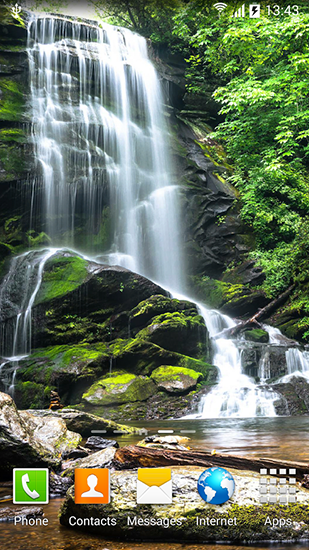 Waterfalls - scaricare Paesaggio sfondi animati per Android di cellulare gratuitamente.
