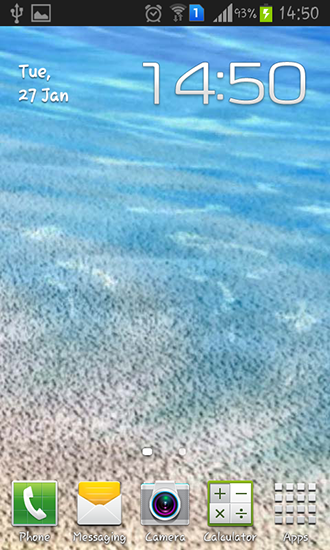 Waves beach - scaricare Paesaggio sfondi animati per Android di cellulare gratuitamente.