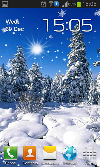 Winter: Cold sun - scaricare  sfondi animati per Android di cellulare gratuitamente.