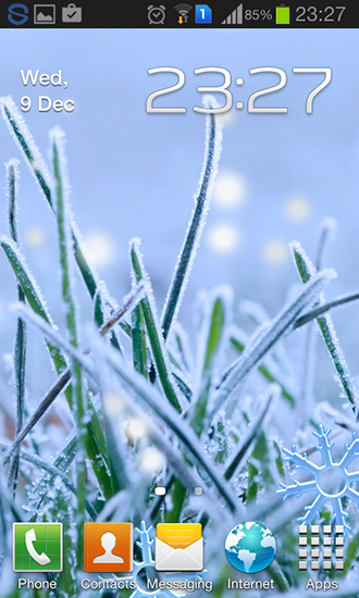 Winter grass - scaricare  sfondi animati per Android di cellulare gratuitamente.